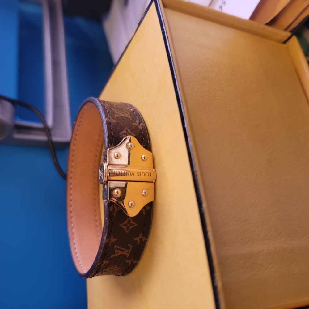 Louis Vuitton Brown and Gold Jewelry Accessory